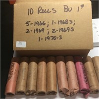 10 BU ROLLS LINCOLN 1C- (5) 1966, 1968S, (2)1969,