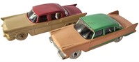 VINTAGE DINKY PLYMOUTH PLAZA & PACKARD CLIPPER