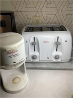 Sunbeam toaster and hot water dispenser, quarts
