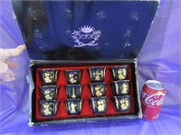 12-Pc. Fine China Tea Set 24K Gold L.T.R.