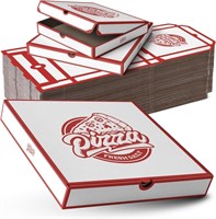 Zeebar Pizza Boxes:50 Pieces of Durable,Sturdy