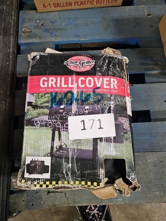 char-griller grill cover for texas trio