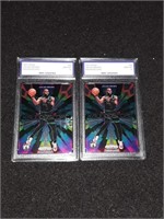 Jaylen Brown 2023 Prizm 2 Card Lot GEM MT 10 Kalei