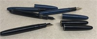 (4) Sheaffer Fountain Pens w/14 karat nibs