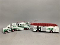 Hess Fire Engine and Truck with Helicopter