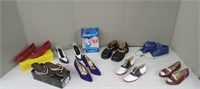 WOMAN SHOES 6.5 TO 7.5, SANDALS 10,REEBOK 5 +