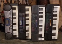 Lot Of 4 Keyboards Casio Mixed Lot