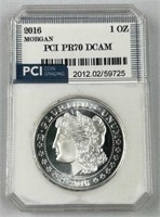 2016 1oz .999 Fine Silver Morgan Style Round PCI