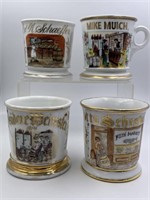 Trades Porcelain Occupational Shaving Mugs