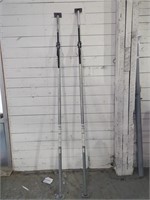 2 Steel Cargo Stas w/ Bolt on Feet approx 8' Long