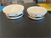 Enameled Storage Bowls