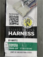 3 STEREO WIRING HARNESS TOYOTA & NISSAN RETAIL $60