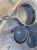 Pair of Cast Iron Fry Pans