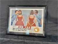 Metz ad framed