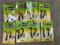 Vtg. 1/4oz & 1/8oz Mister Twister Lures