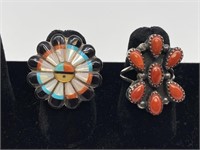 Sterling Silver Native American Rings (Notah).