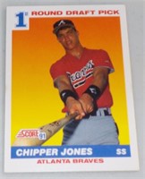 Chipper Jones 1991 Score Rookie card #671
