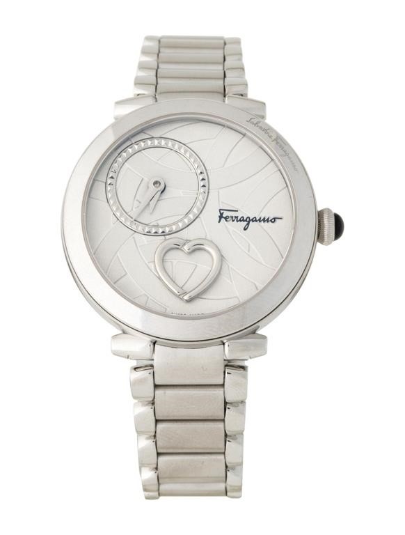Salvatore Ferragamo Cuore 39mm Silver Dial Watch