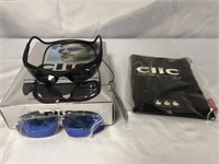 NIB CLIC MAGNETIC SUNGLASSES II WITH