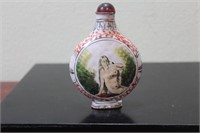 An Erotic Enamel Snuff Bottle