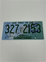 Autograph COA Breaking Bad License Plate