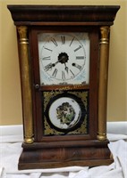 E. N. Welch 30 Hour Brass Mantle Clock