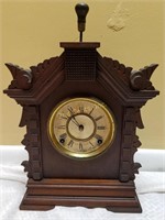 Ansonia Ornate Mantel Clock 1882 Pat. Date