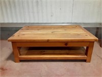Wooden Coffee Table 47"x32" and 16" tall