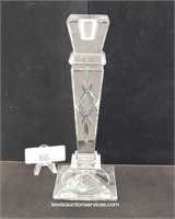 10" Shannon 24% Lead Crystal Single Candle Holder