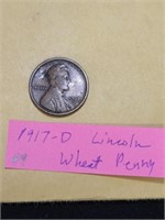1917 - D LINCOLN WHEAT CENT