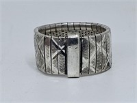 Vintage Sterling Silver Flexible Ring