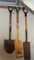 3 Shovels-Round-Square & Sharpshooter