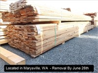 LOT, 1" X 4" KILN DRIED DOUG FIR LUMBER AT APPROX