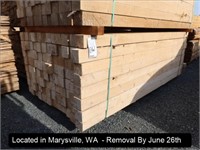 LOT, 4" X 4" LUMBER AT APPROX 8' LENGTHS