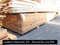 LOT, 1" X 8" LUMBER AT APPROX 14' - 20' LENGTHS