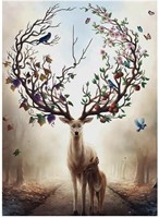 New 1000 Piece Jigsaw Puzzle - Deer in The Forest