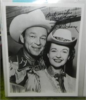 Signed Roy Rogers & Dale Evans Photo
