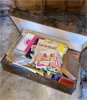 Trunk of Sheet Music & somg Books As Found