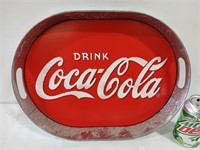 Oval Metal Drink Coca-Cola Tray