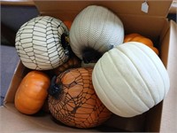 Box of Decorative Pumpkins
