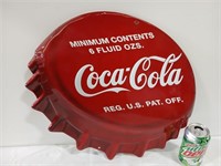 Coca-Cola Bottle Top Sign , New