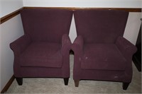 PAULA DEEN SET OF TWO MATCHING UPHOLSTERED SITTING