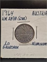 1964 Austrian coin
