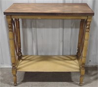 (W) Wooden Entry Table( 23x22x11")