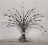 (AR) Metal Candle Holder Wall Decor 27"