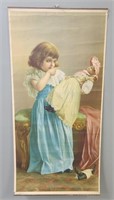 You Naughty Dolly Babbitt Advertising Lithograph