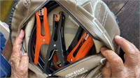 Jumper cables in carrying case