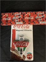 3 COCA-COLA MAGNETS - NIP