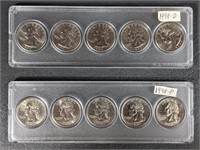 1998 State Quarter Sets, D & P Mints