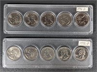 1996 State Quarter Sets, D & P Mints